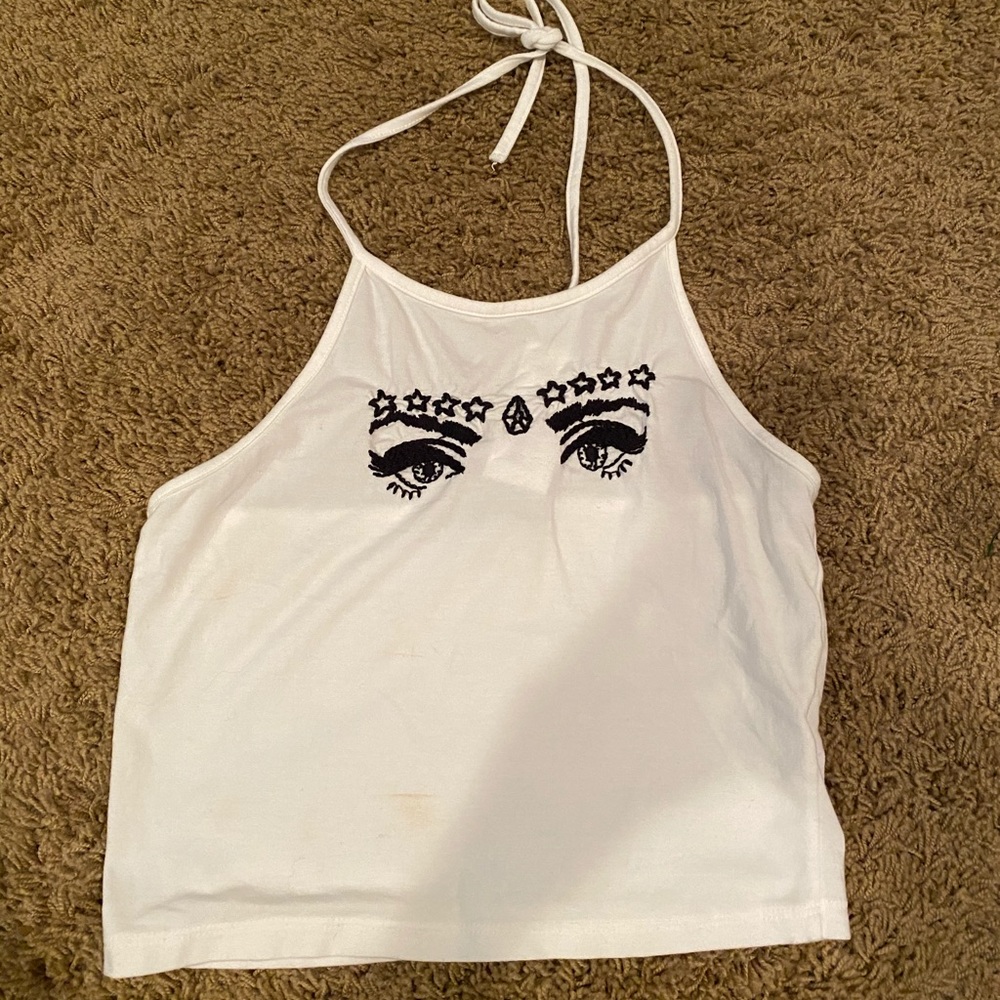 PacSun brand new Embroidered Crop Top